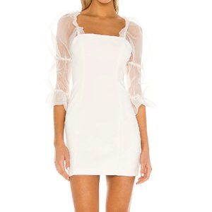 Amanda Uprichard Tia Dress in Ivory